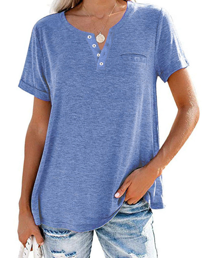 Élodie – Damen T-Shirt mit kurzen Ärmeln