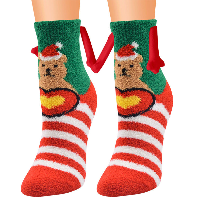 Cailin - Stylische Damen-Weihnachtssocken aus Fleece