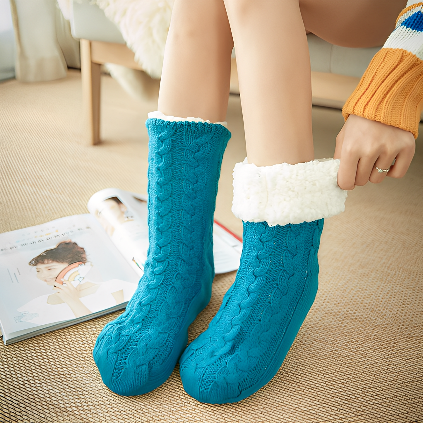 Karissa - Kuschelige und warme Socken für Damen