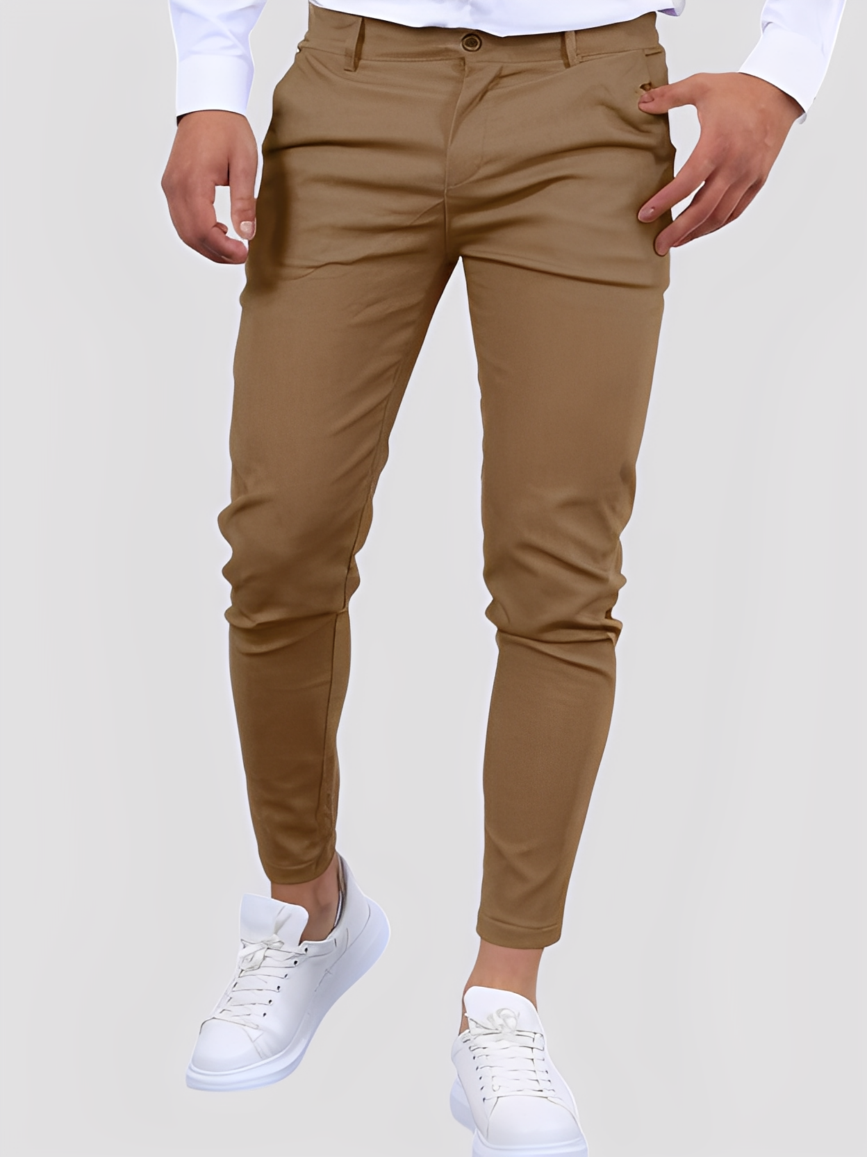 Shelton - Bequeme, dehnbare Herrenhose im schmalen Schnitt