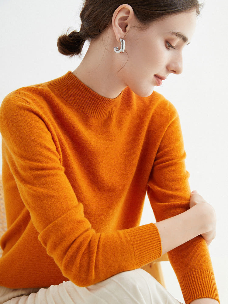 Rhoda - Schlichter Damen-Kaschmirpullover