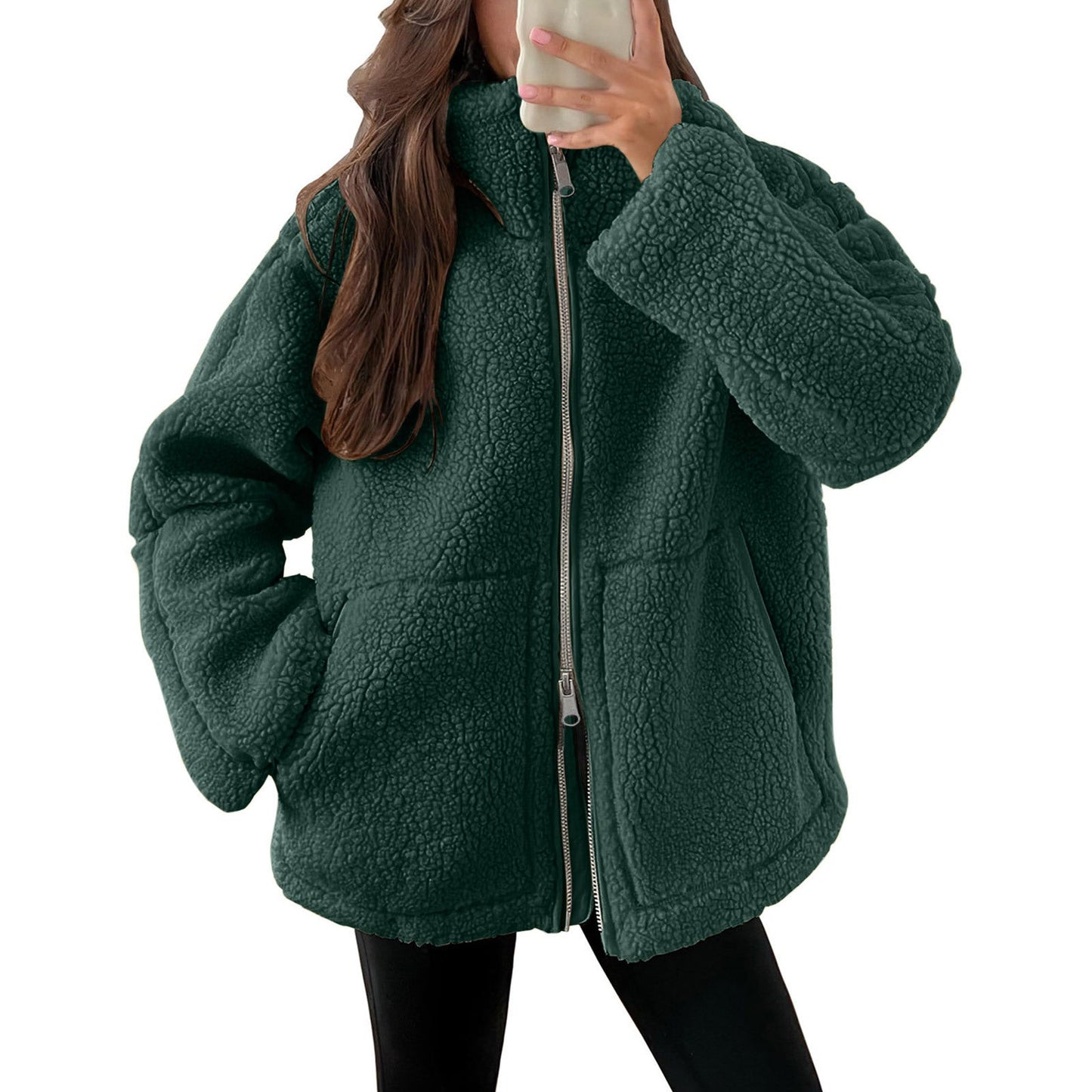 Evangelina - Bequeme Woll-Teddyjacke für Damen