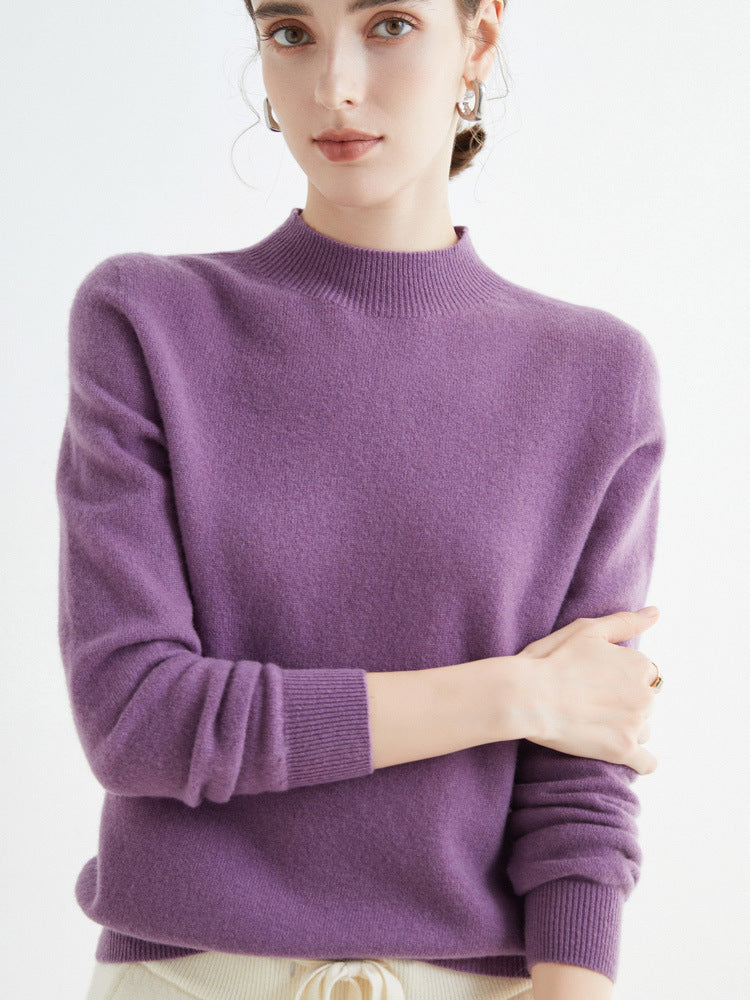 Rhoda - Schlichter Damen-Kaschmirpullover