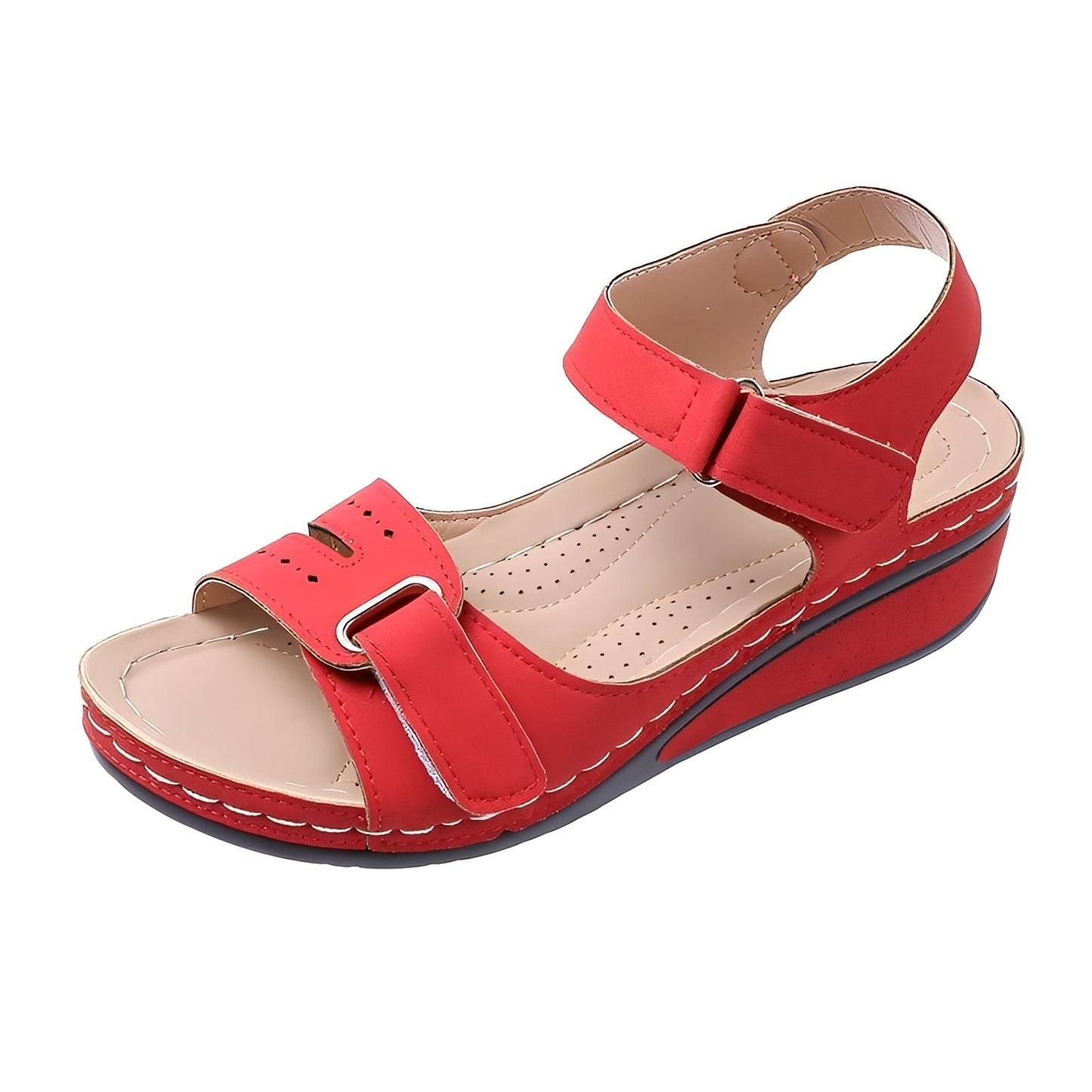 Marissa - Bequeme Damensandalen mit Riemchen