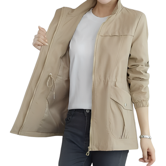 Gwenda - Modejacke für Damen mit verstellbarer Taille