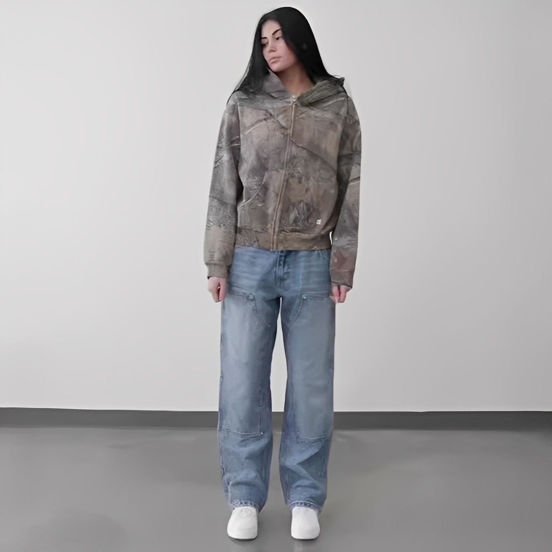 Aarenie - Oversized-Damenkapuzenpullover