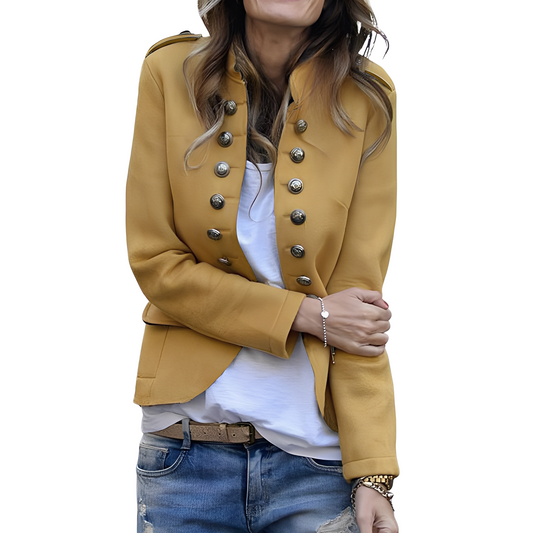 Rhoda - Eleganter Damenblazer mit Stehkragen