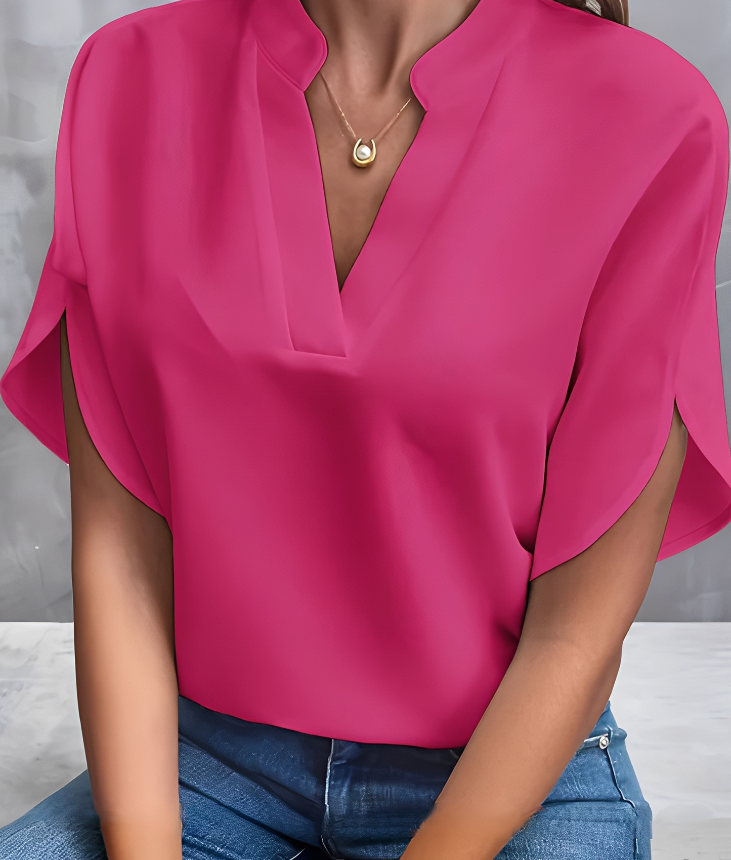 Chantelle - Damenbluse mit V-Kragen