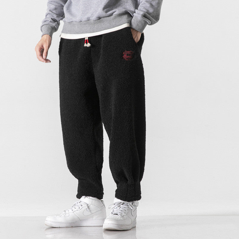 Steve - Herren-Jogginghose im modernen Stil aus dickem Fleece