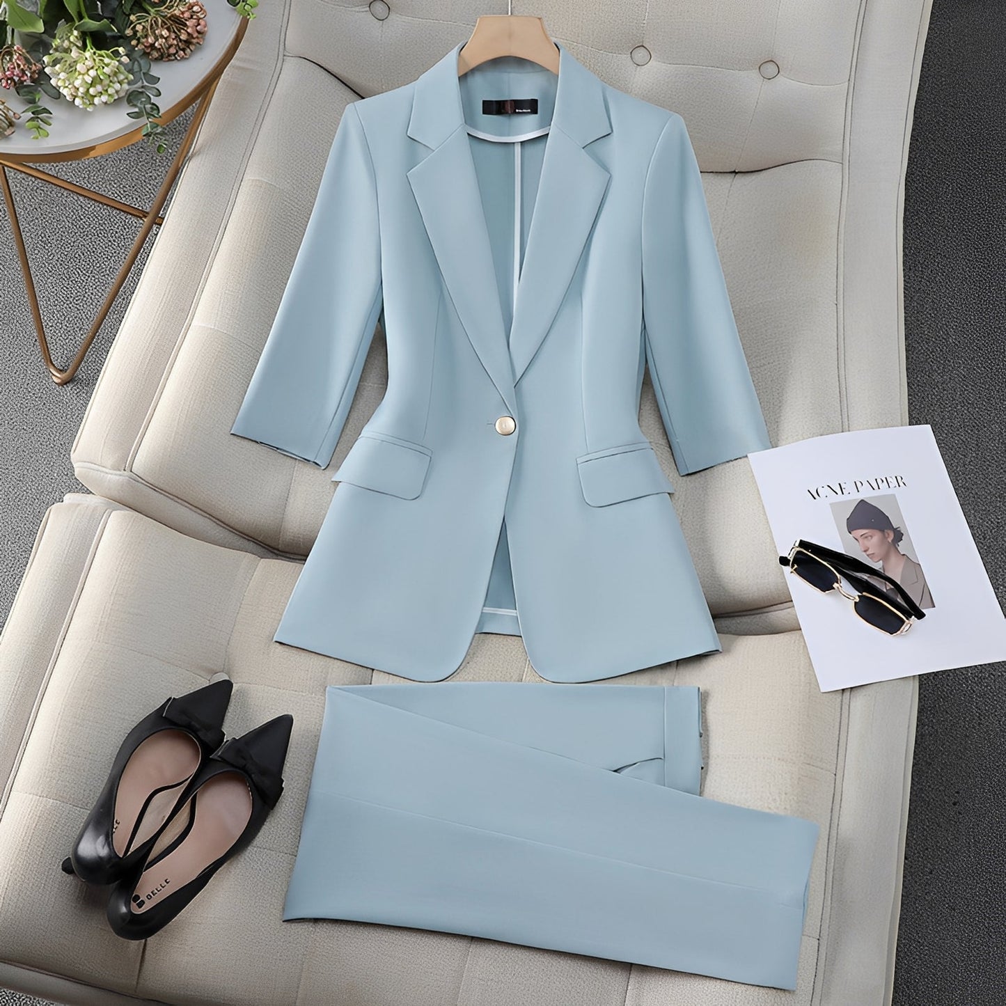 Claudia - Stylish Blazer and Pants Set for Women