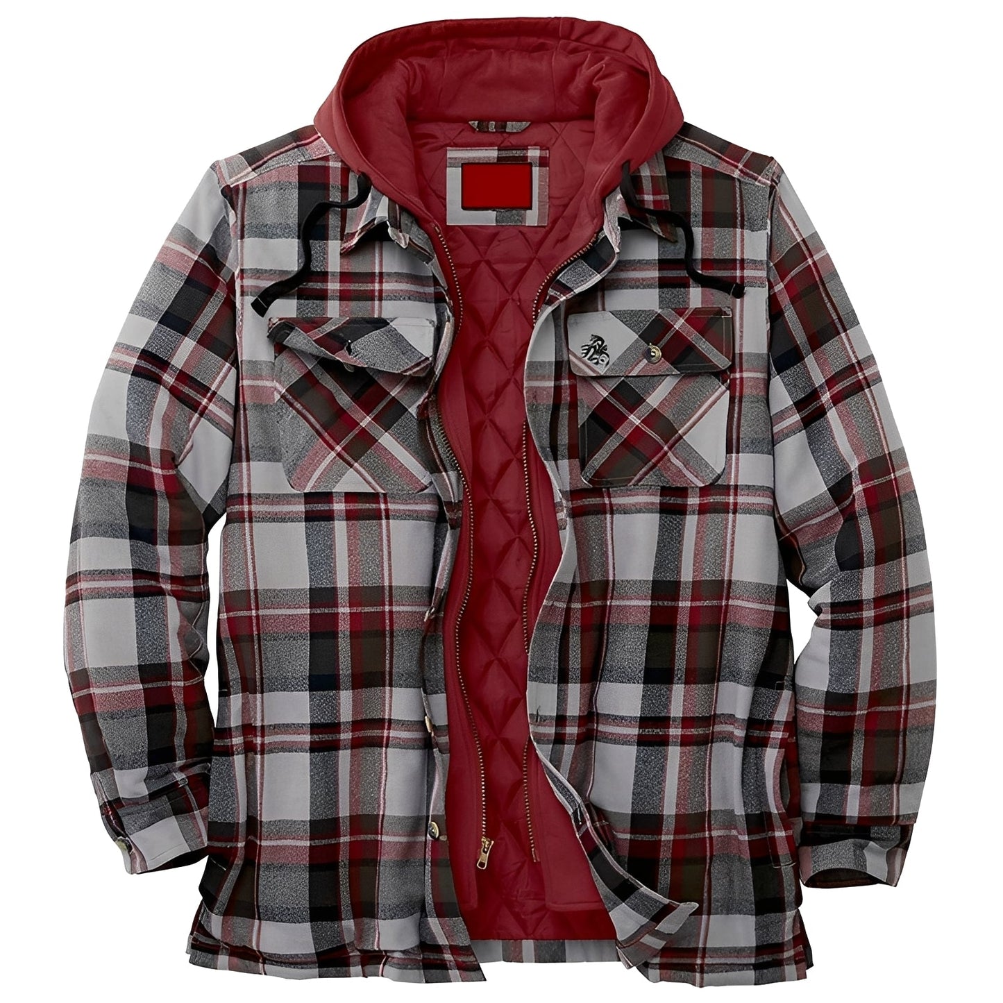 Denzil - Bequeme Herrenjacke aus Flanell mit Karomuster