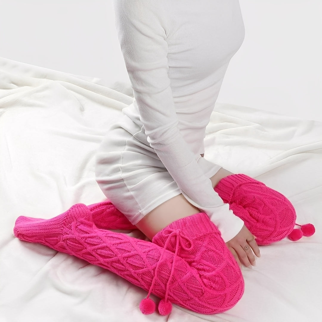 Kathleen - Modische Thermo-Kniestrümpfe für Damen