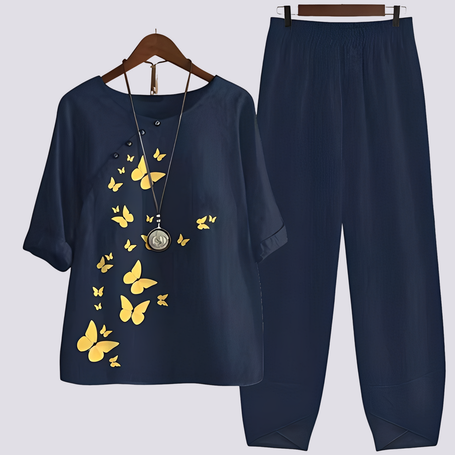 Jodie - Elegantes und gemütliches Damen-Set mit Muster