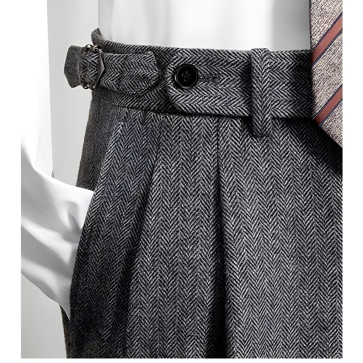 Bartosz – Tweed-Freizeithose Herren