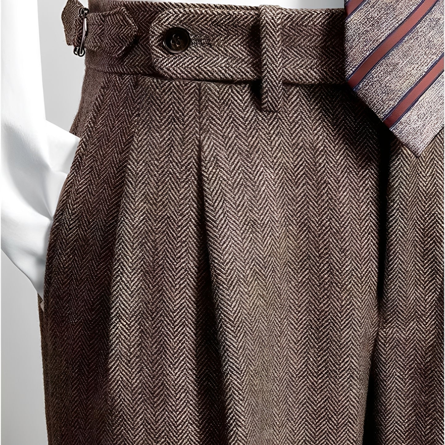 Bartosz – Tweed-Freizeithose Herren