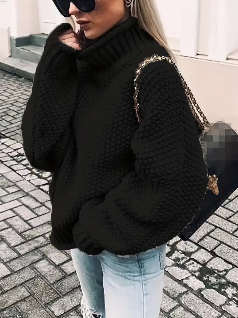 Vale – Rollkragenpullover einfarbig