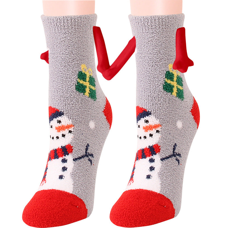Cailin - Stylische Damen-Weihnachtssocken aus Fleece