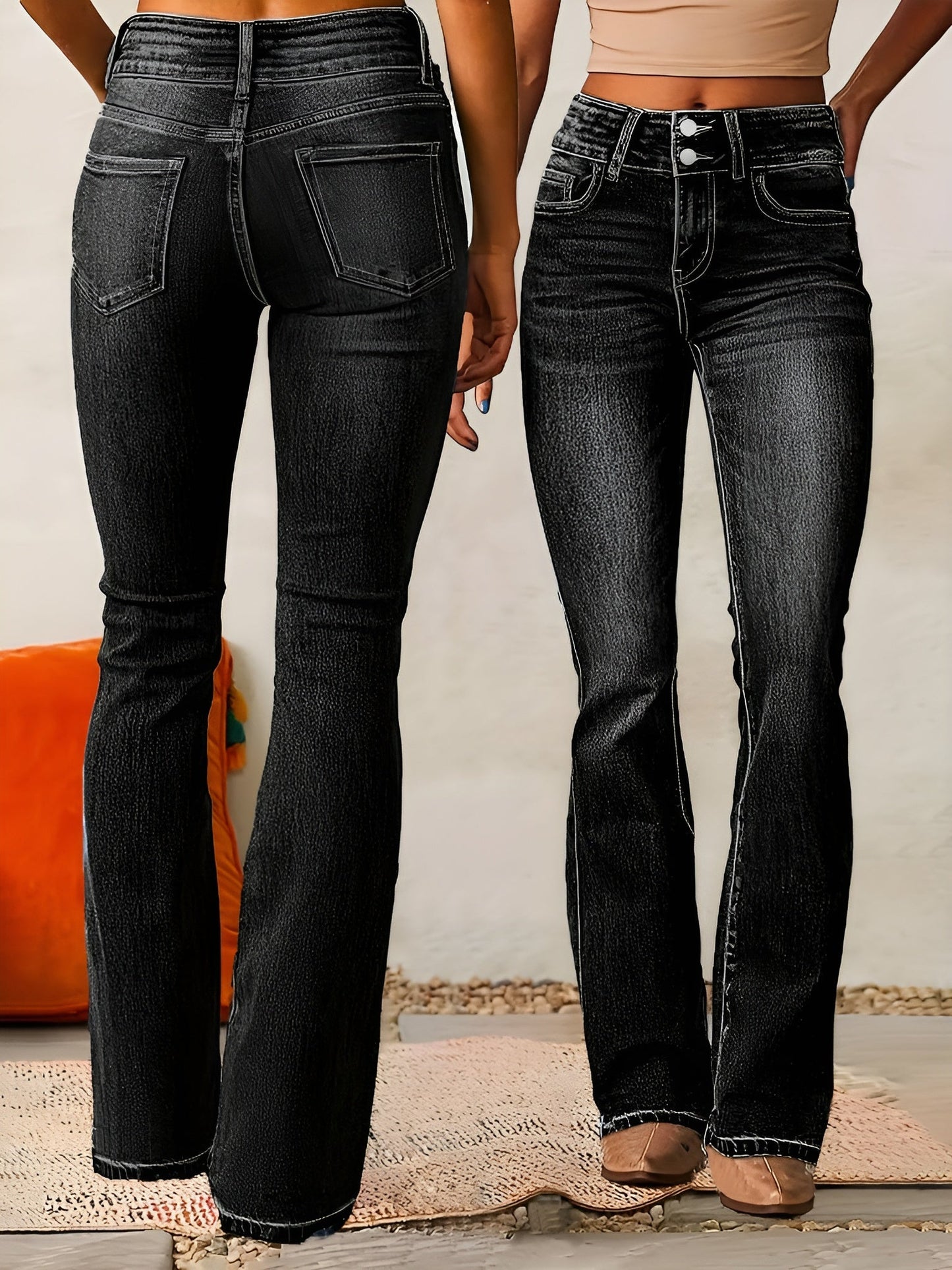 Neely - Bequeme Jeans mit hohem Bund für Damen