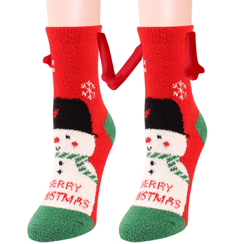 Cailin - Stylische Damen-Weihnachtssocken aus Fleece