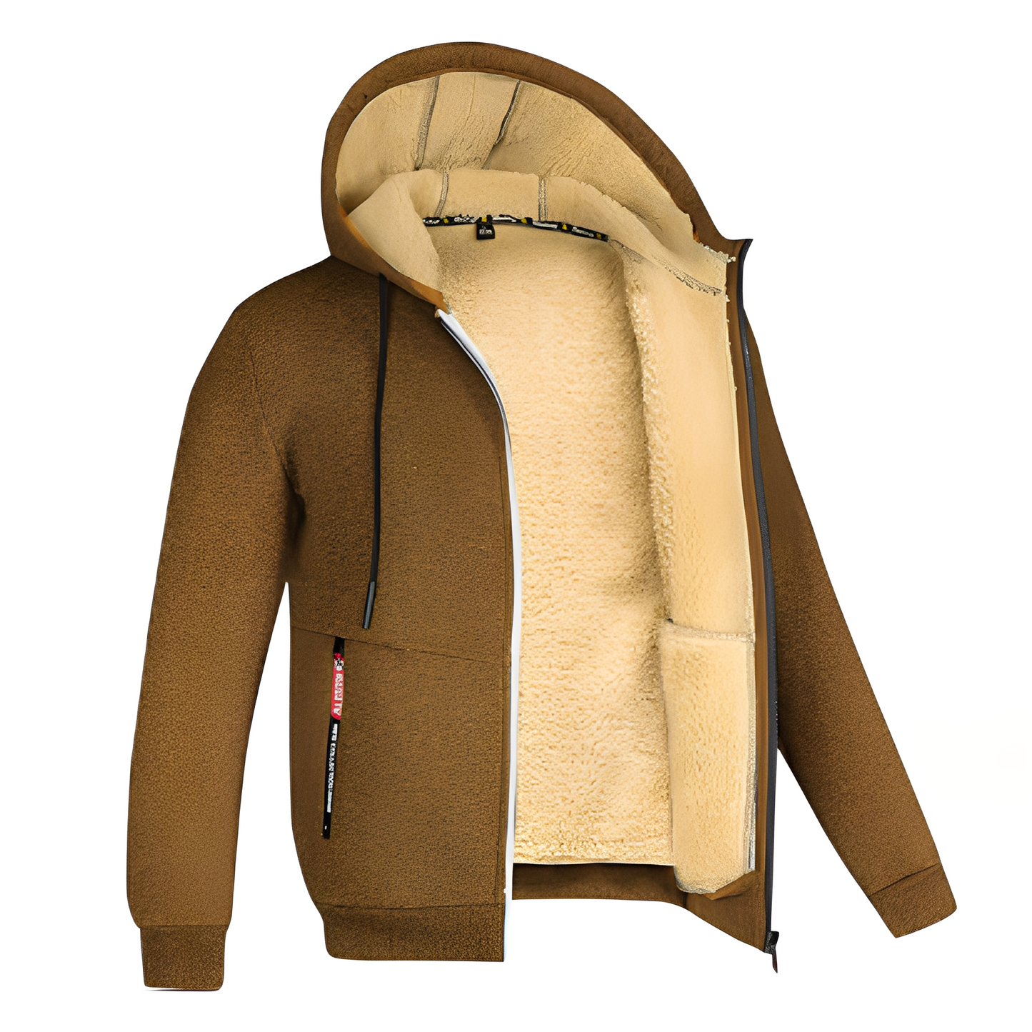 Davin - Gemütliche Fleecejacke für Männer mit Kapuze