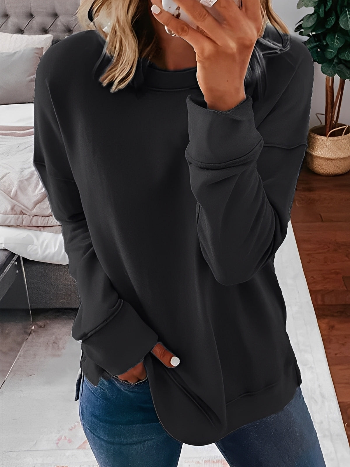Charnette - Bequemer, Retro-Pullover für Frauen