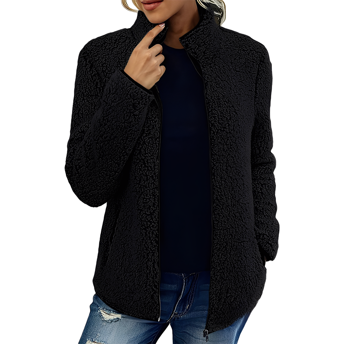 Larissa - Stilvolle und warme Damen-Fleecejacke