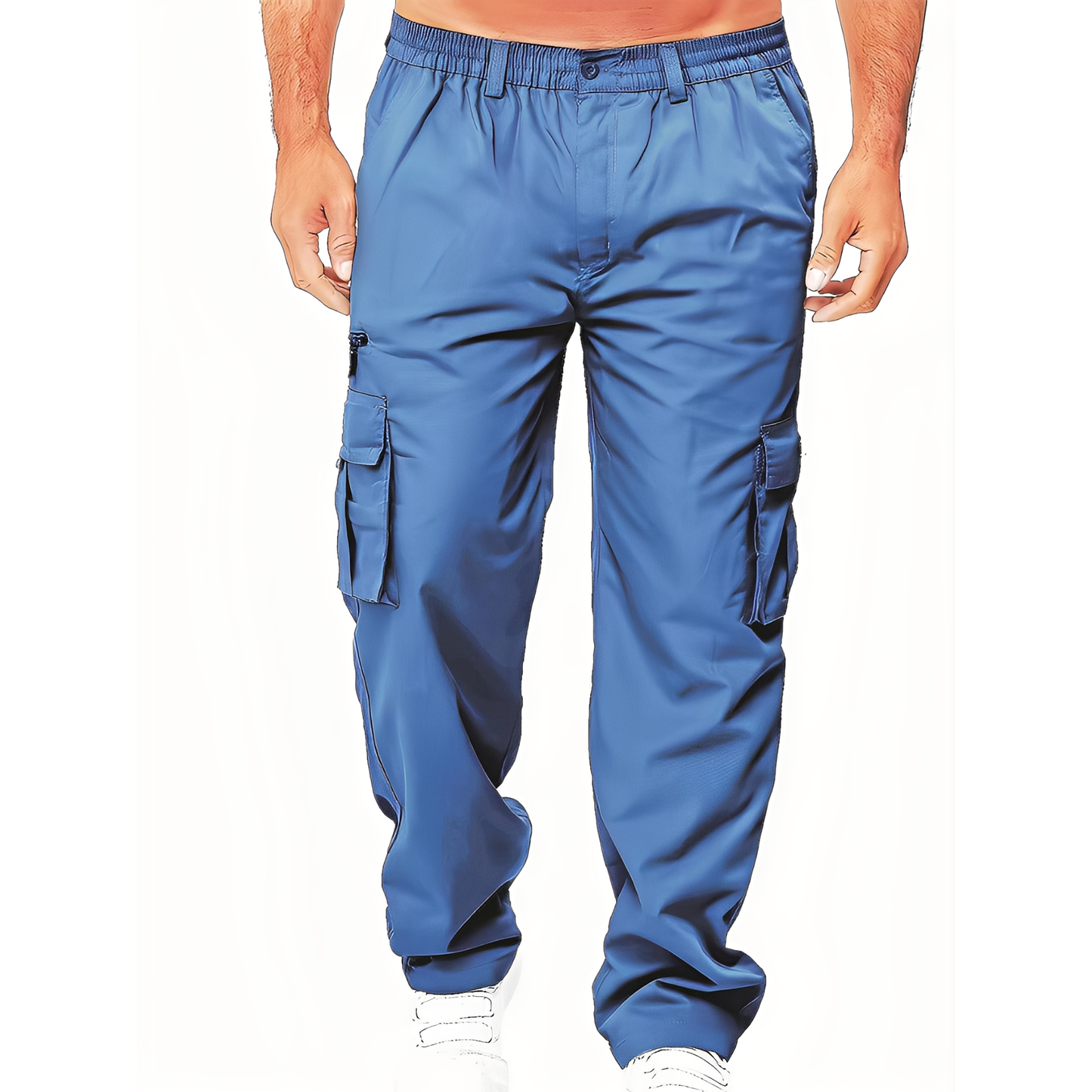 Randolf - Bequem weite Cargo-Hose für Männer