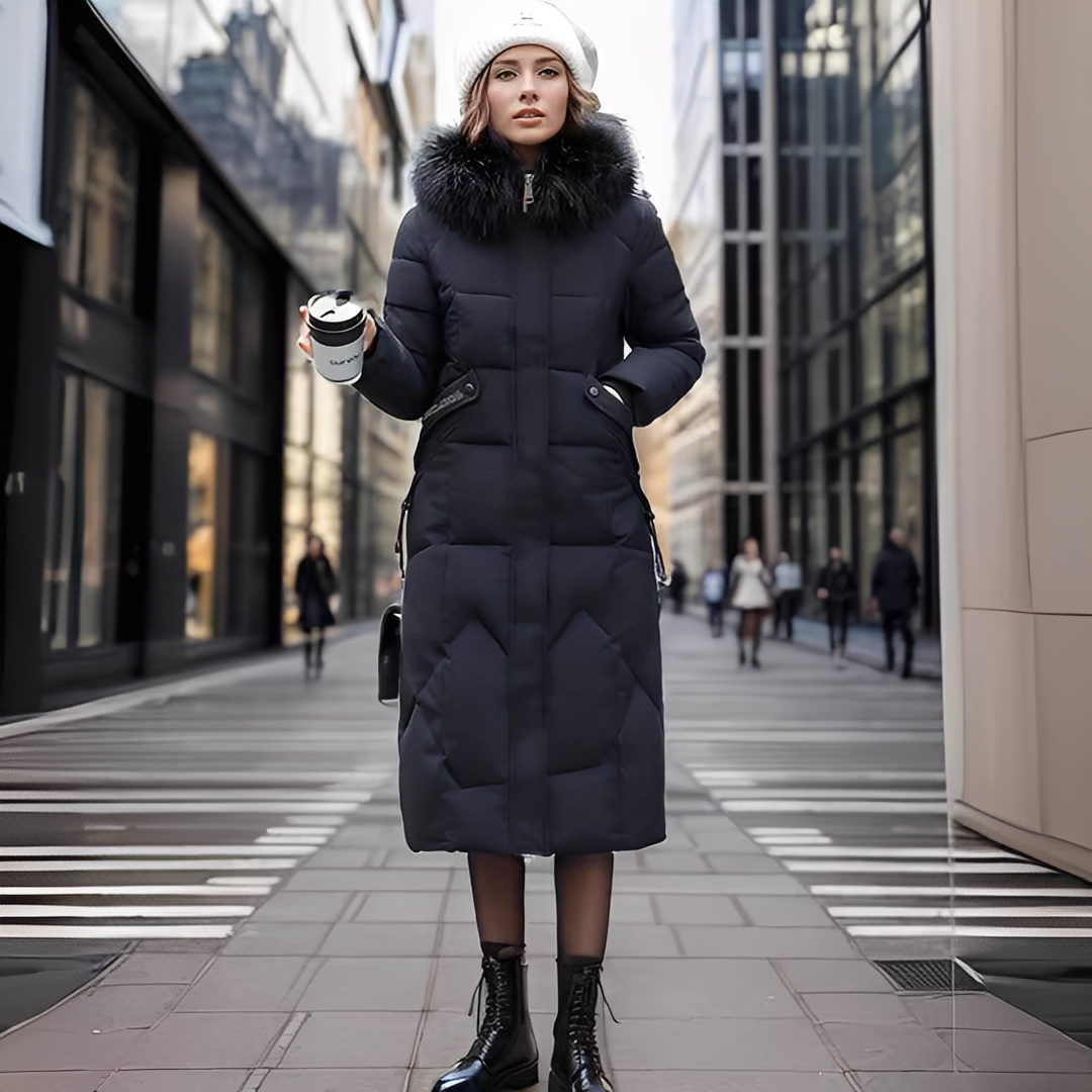 Marcellette - Damen-Winterjacke mit Kapuze