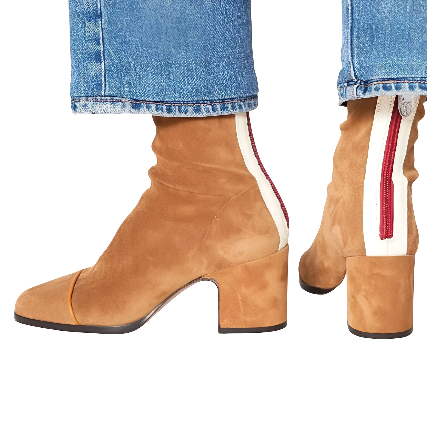 Juliana - Trendige Damenstiefeletten mit Blockabsatz