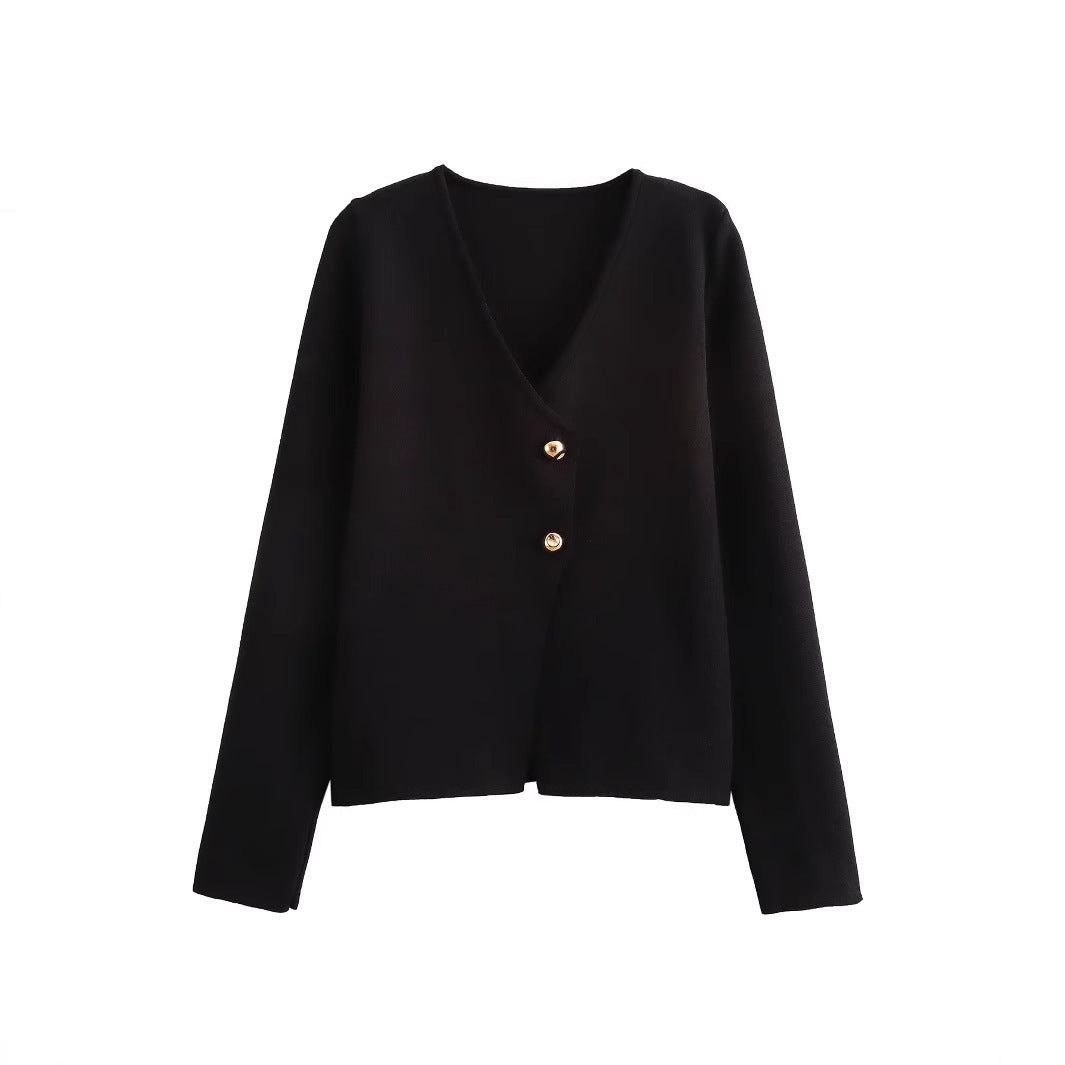 Sherry - Eng geschnittener Strickcardigan für Damen