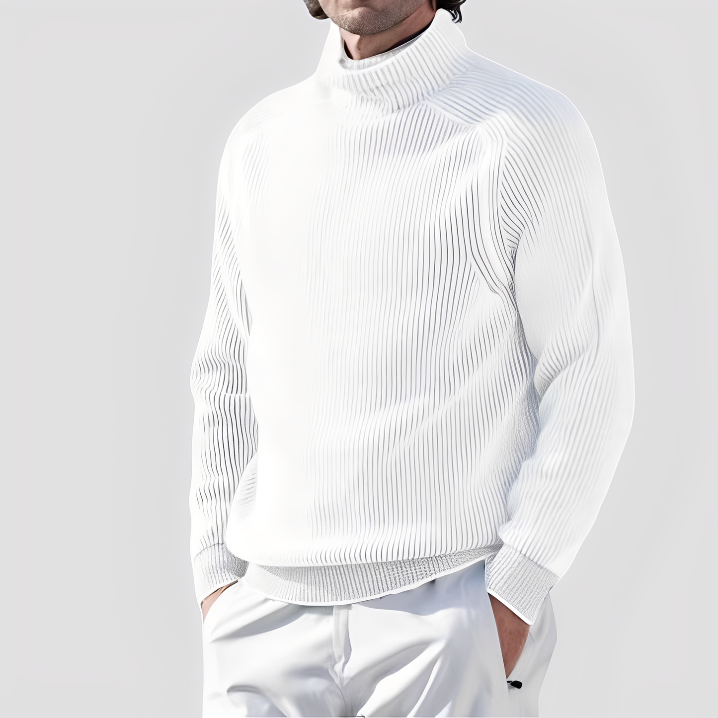Chadwick - Stilvoller, warmer Herren-Rollkragenpullover aus Wolle