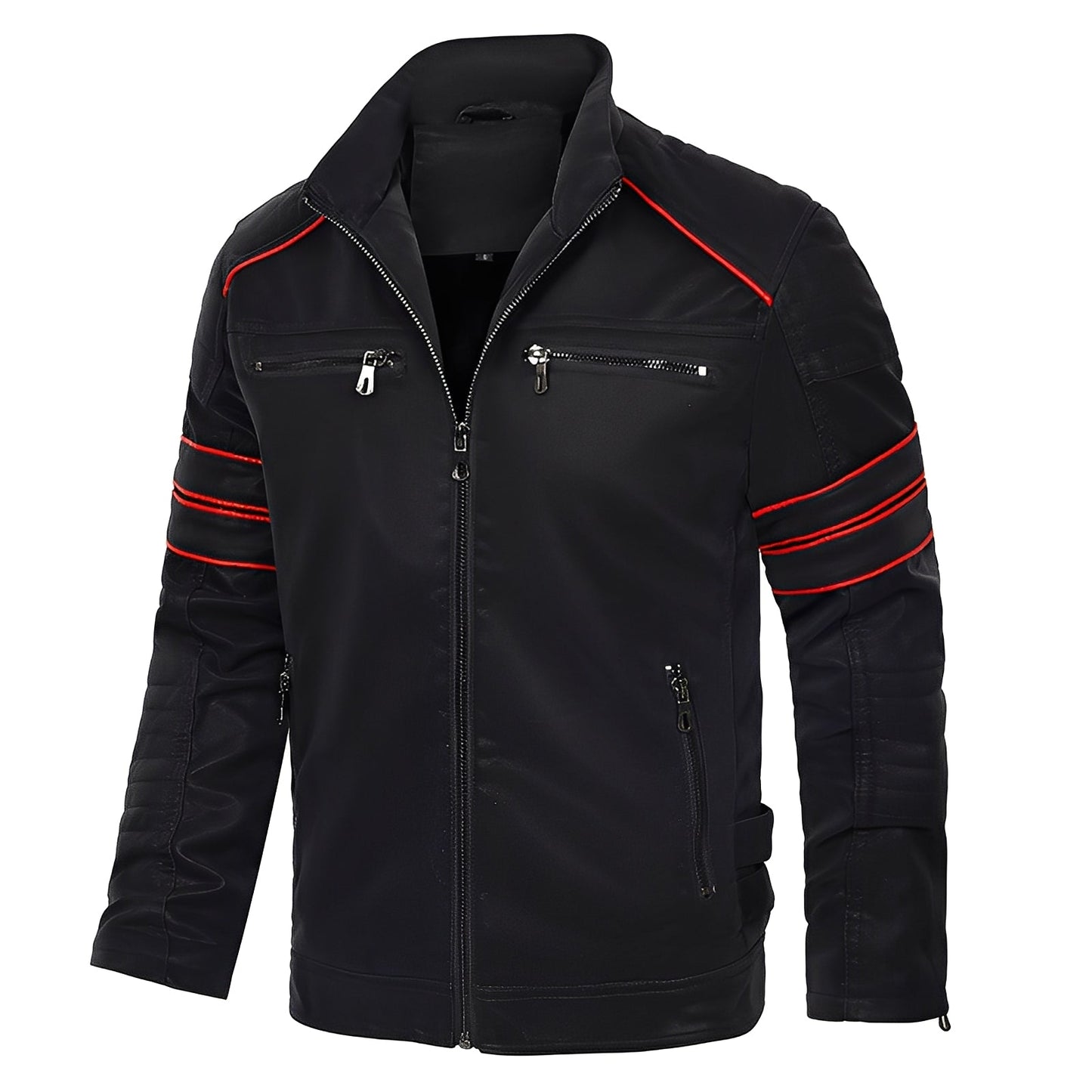 Jerold - Moderne Motorradlederjacke für Herren