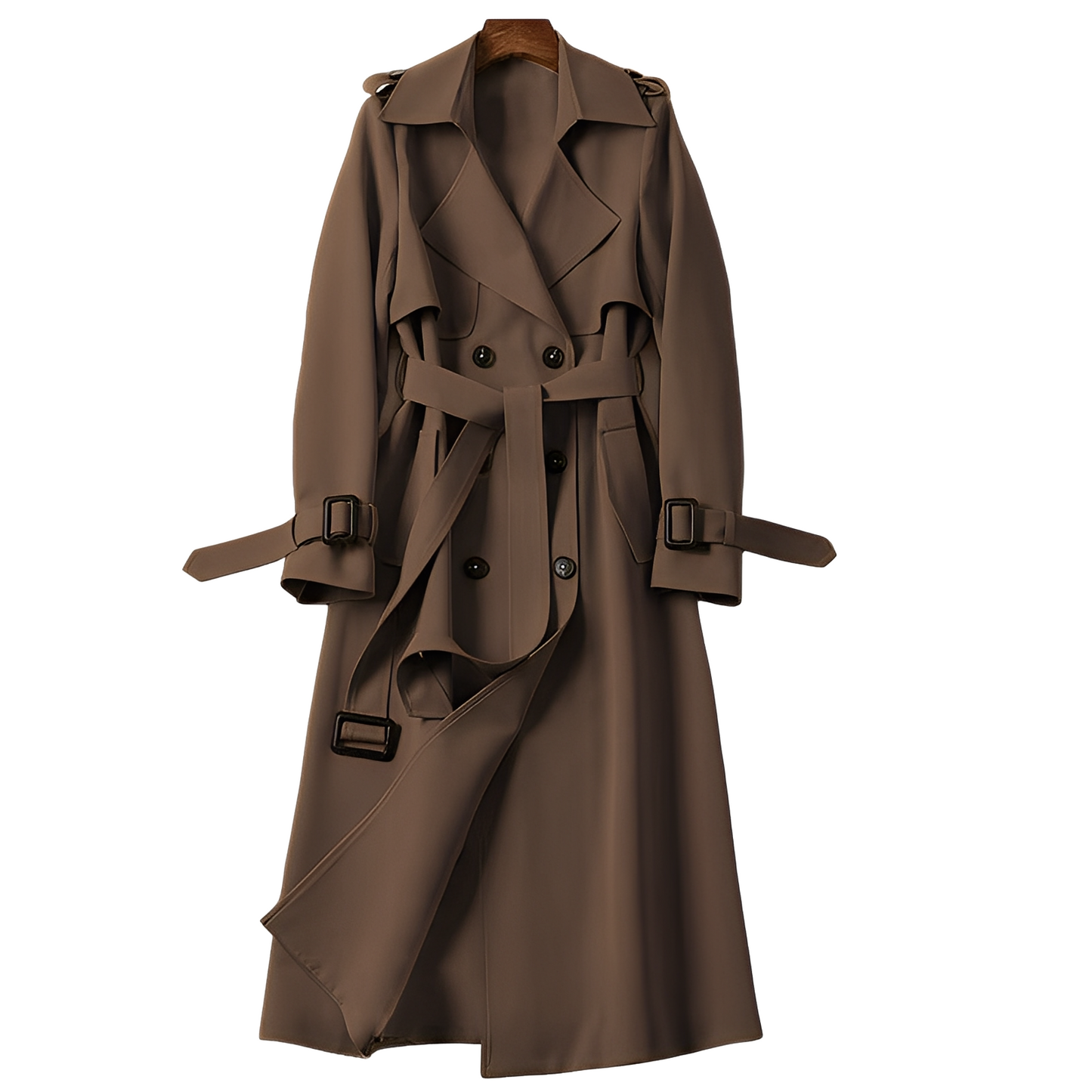 Patricia - Eleganter Damen-Trenchcoat mit Knöpfen