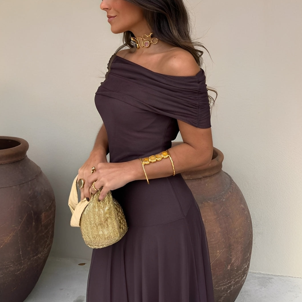 Eunice - Elegantes Damen-Maxikleid aus Mesh