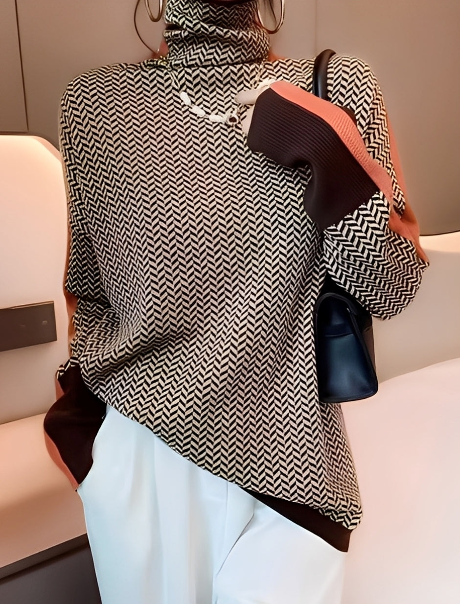 Bryony - Modischer Damenpullover mit Rollkragen