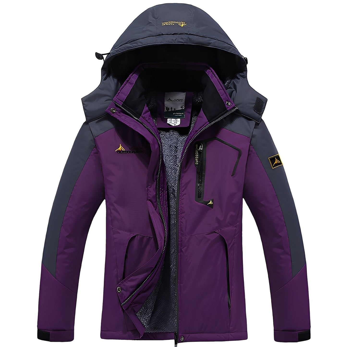 Heather - Trendige, warme Winterjacke für Damen mit Fleece-Imitat