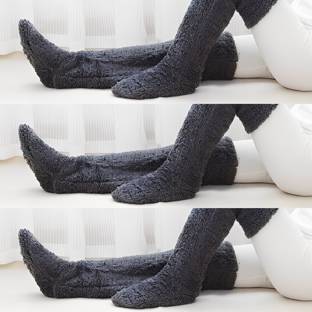 Camellia - Warme, knielange Wintersocken für Damen