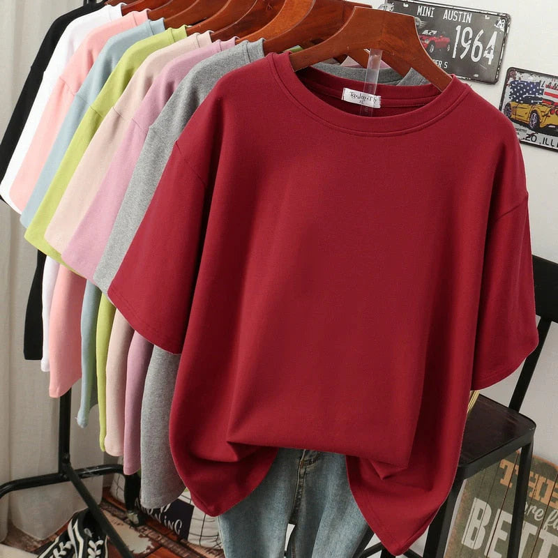 Arabella - Bequemes weites Damen-T-Shirt aus Baumwolle