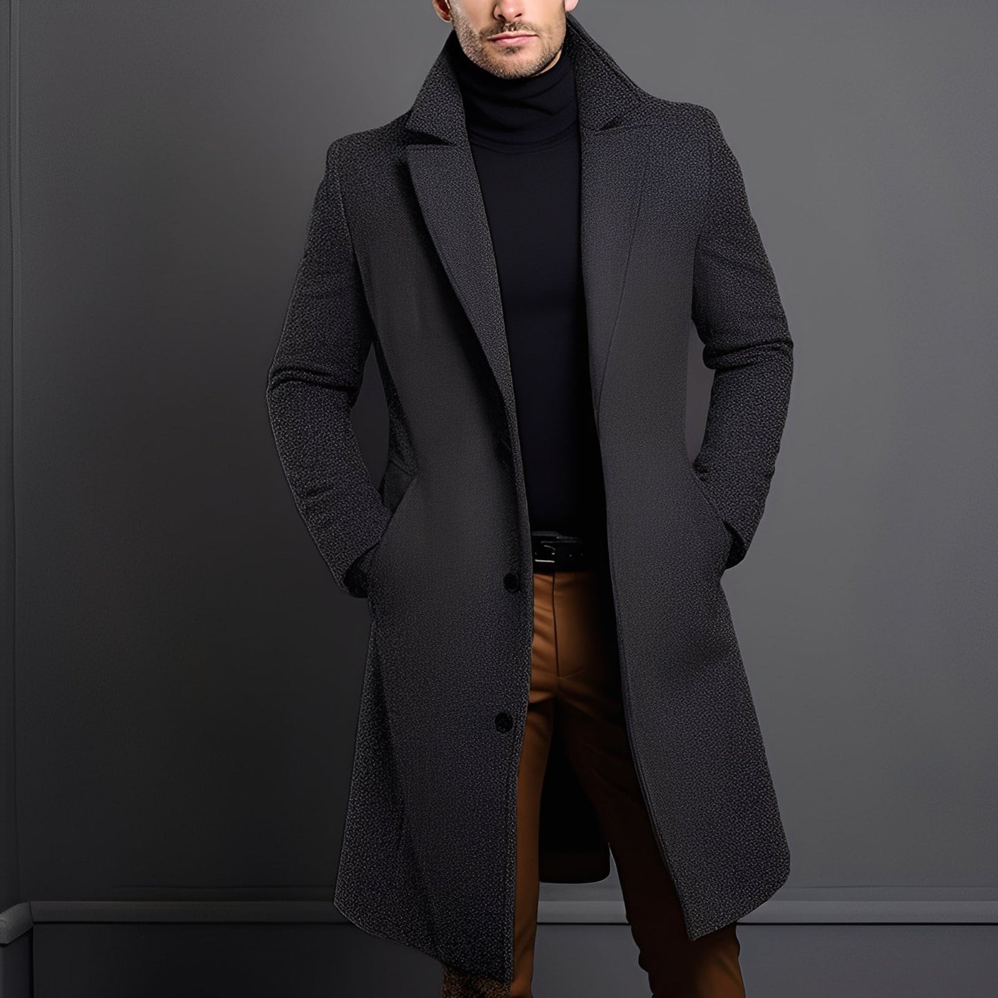 Clifton - Stilvoller Woll-Trenchcoat für Herren