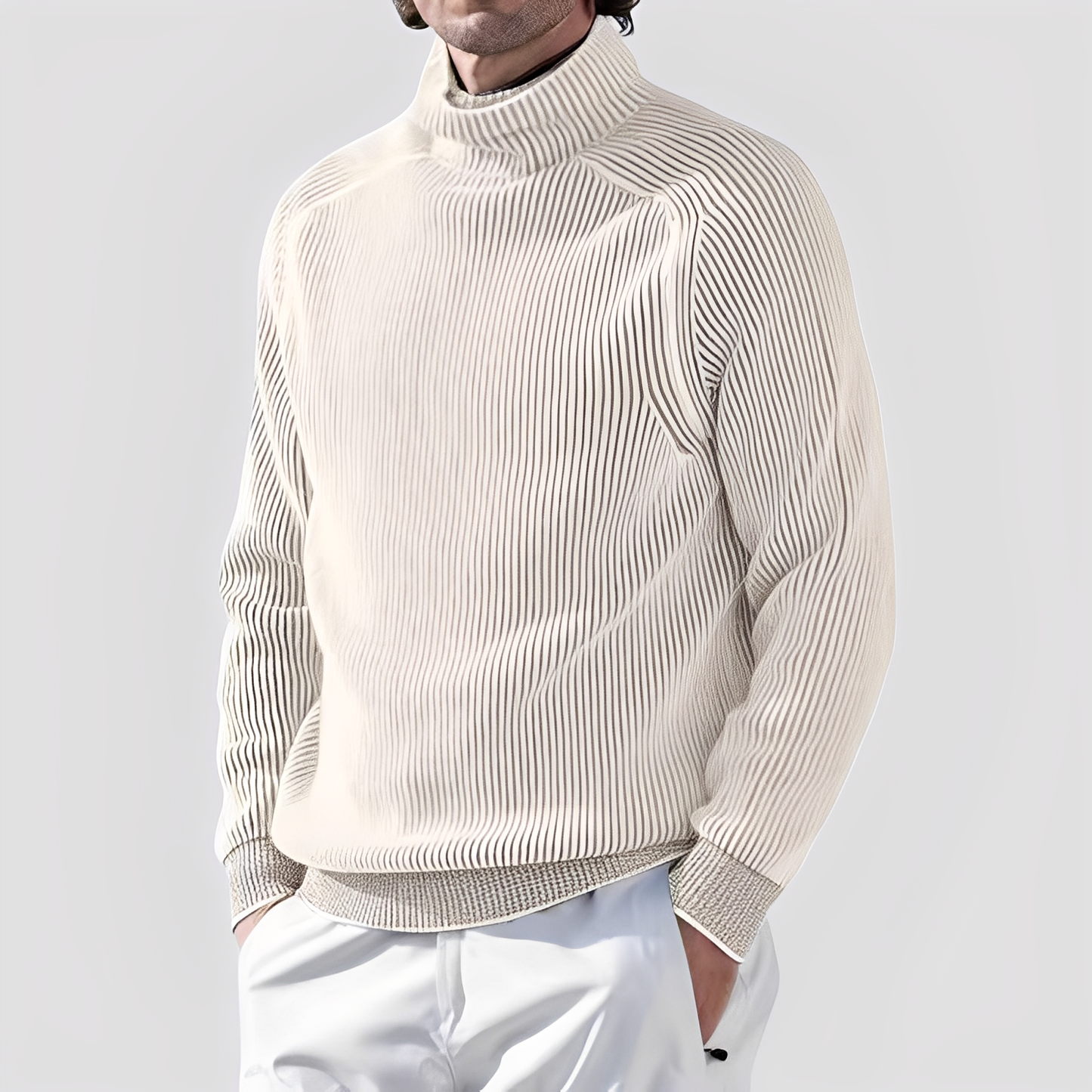 Chadwick - Stilvoller, warmer Herren-Rollkragenpullover aus Wolle