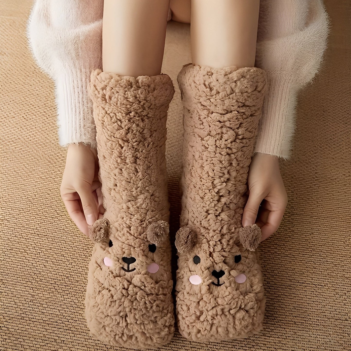 Caelie - Modische, weiche, dicke Fleece-Socken für Damen