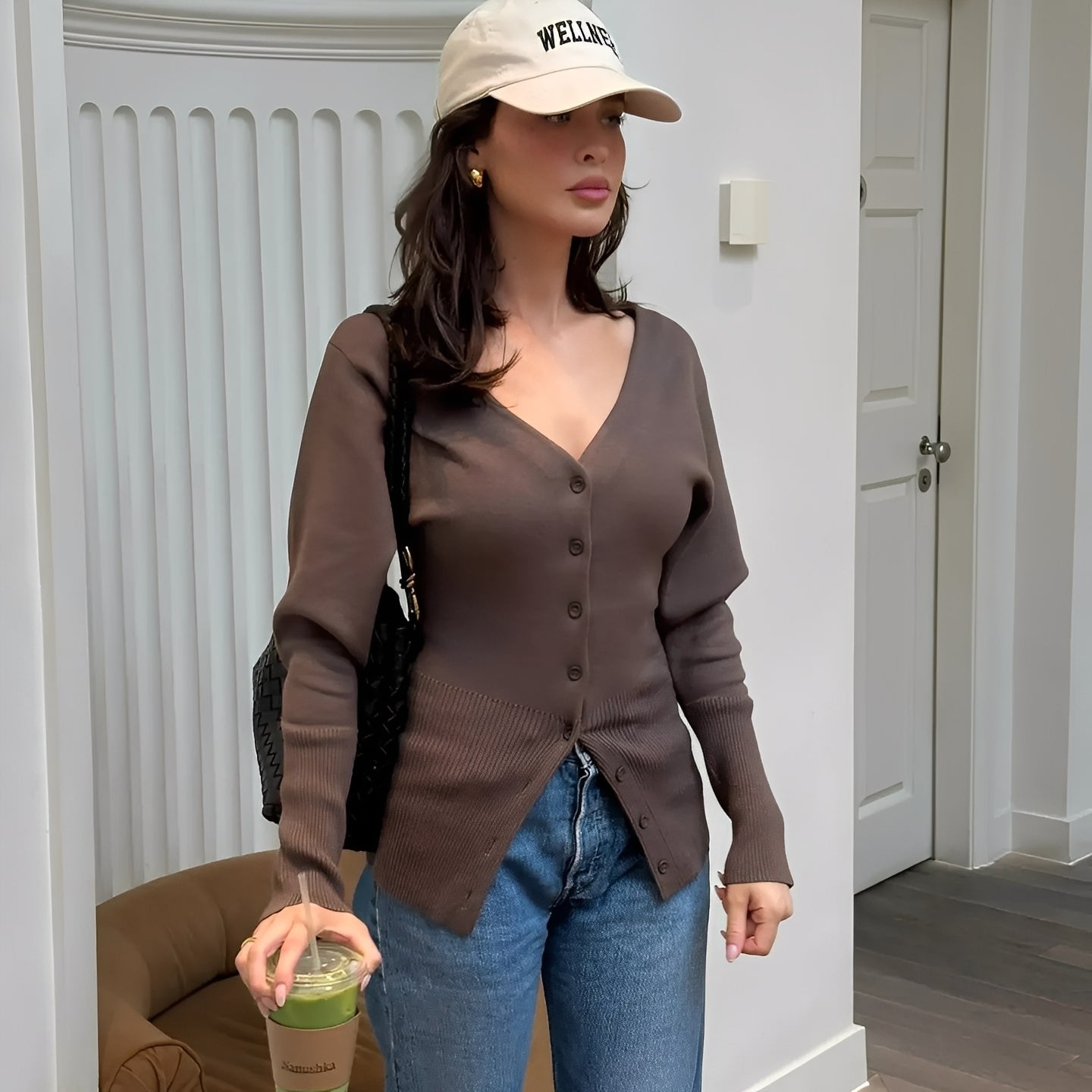 Deziree - Schicker, eng geschnittener Damen-Cardigan-Mantel