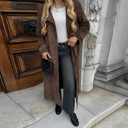 Katrina - Damenmantel mit eleganter zweireihiger Knopfleiste