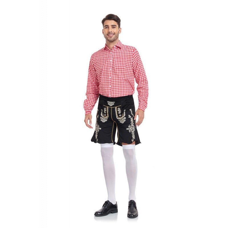 Jaxson - Traditionelles kariertes Oktoberfest-Hemd für Herren