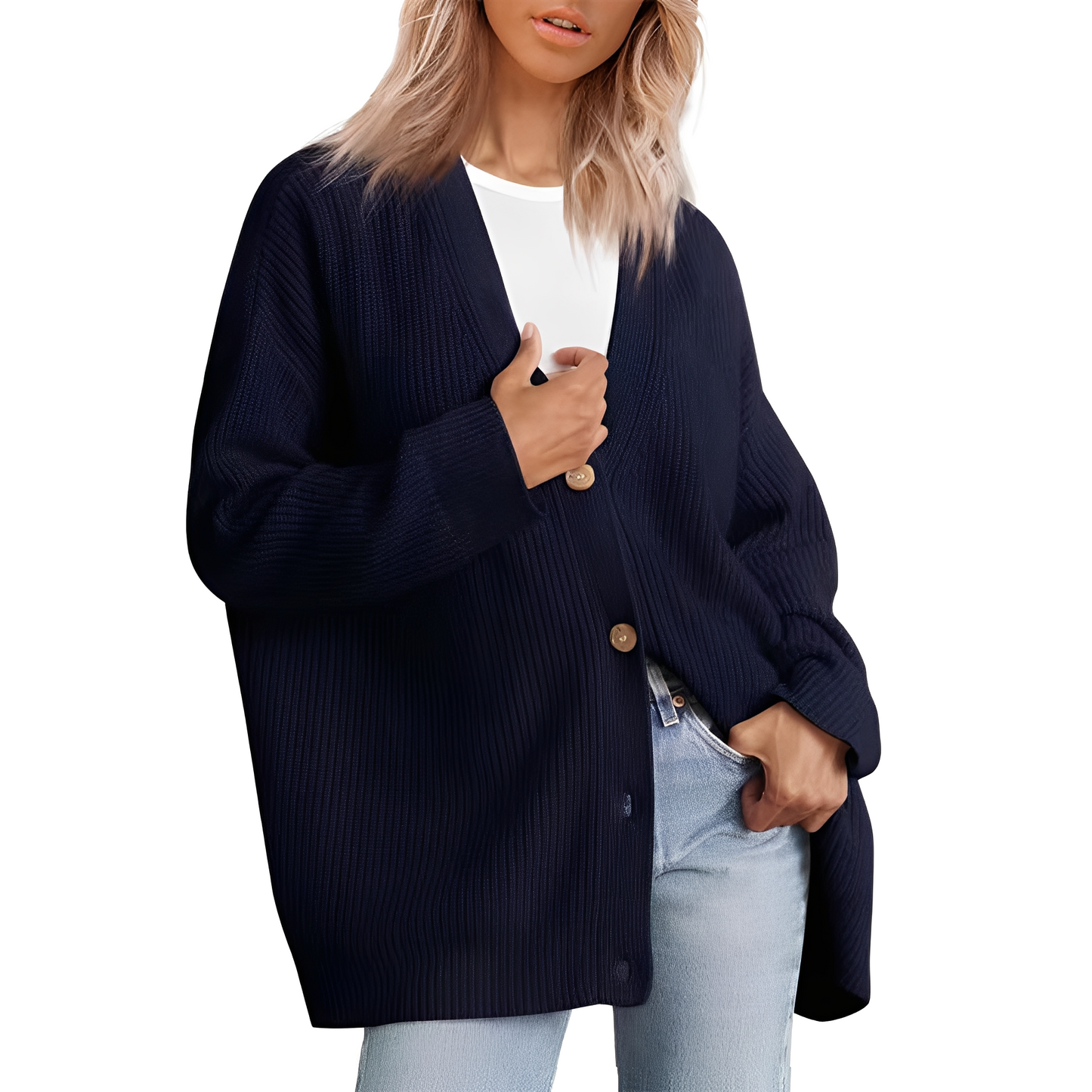 Christal - Lockerer Oversize-Cardigan für Damen