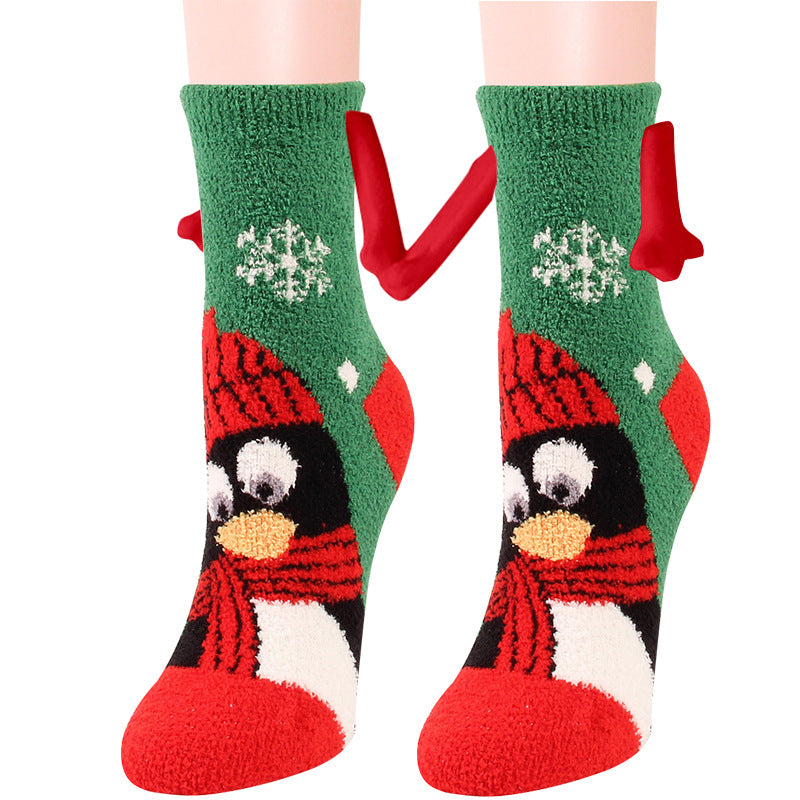 Cailin - Stylische Damen-Weihnachtssocken aus Fleece