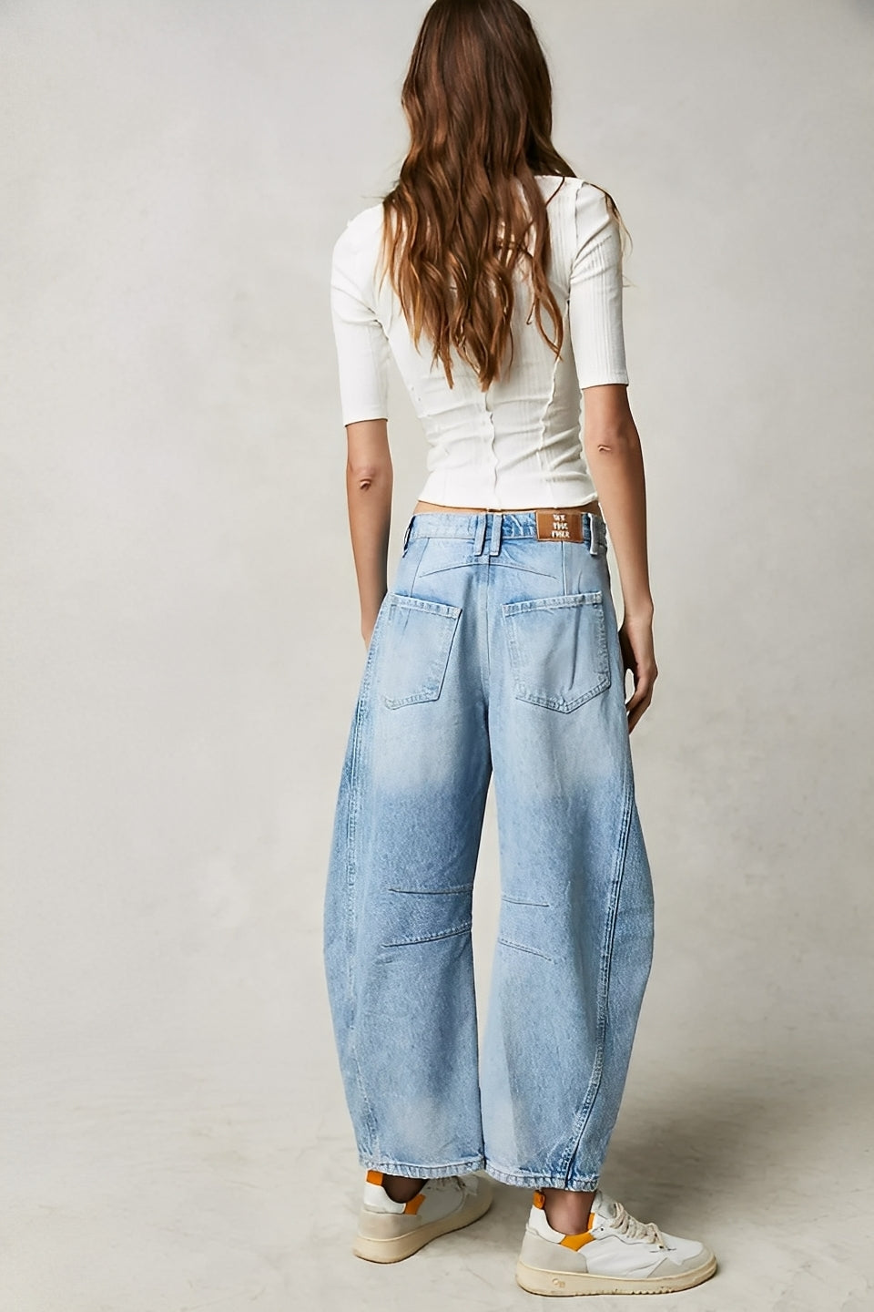 Adrienne - Klassische, locker geschnittene Barrel-Jeans für Frauen