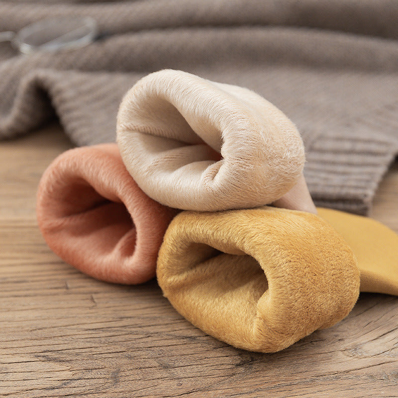 Gloria - Flauschige Samt-Wintersocken für Damen