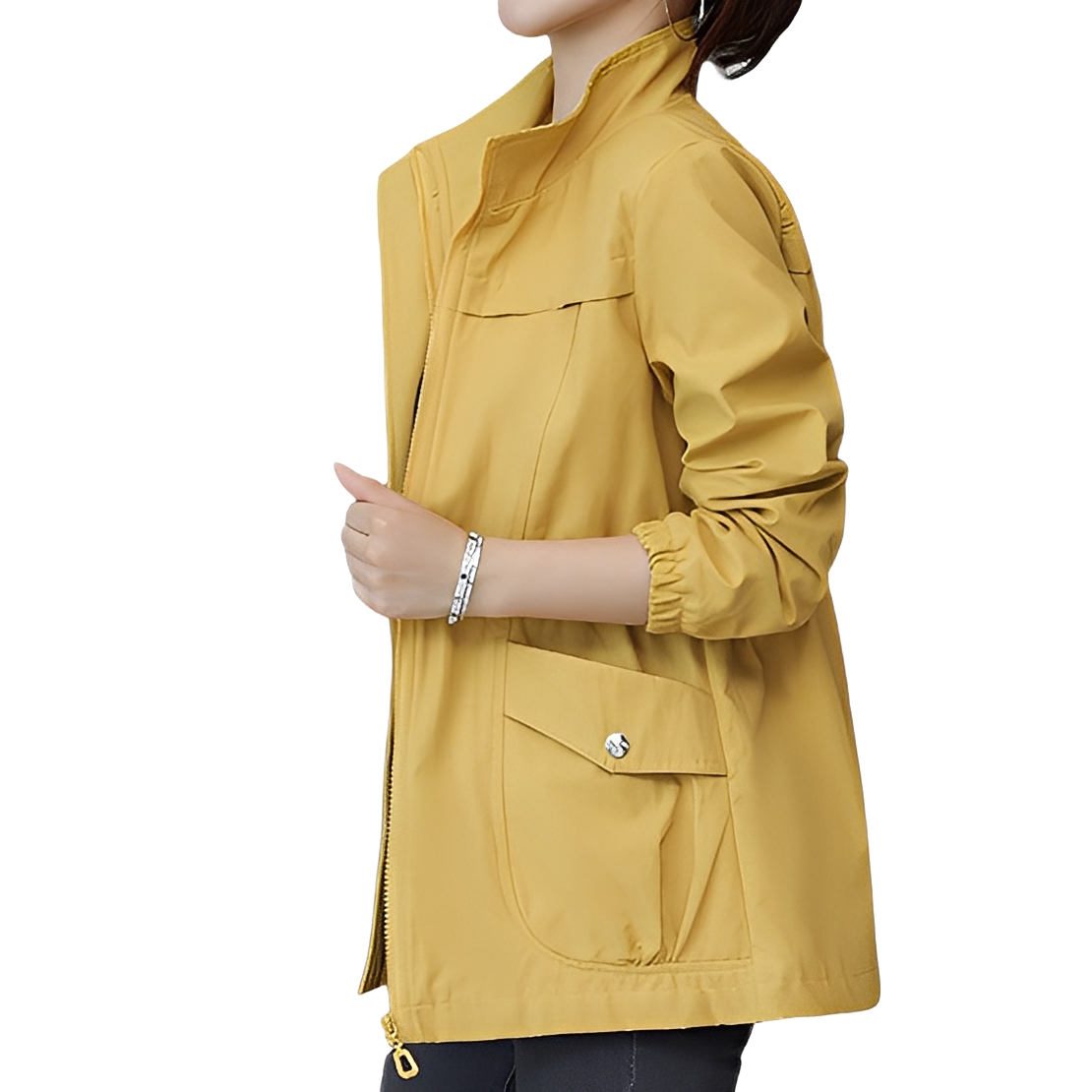 Gwenda - Modejacke für Damen mit verstellbarer Taille