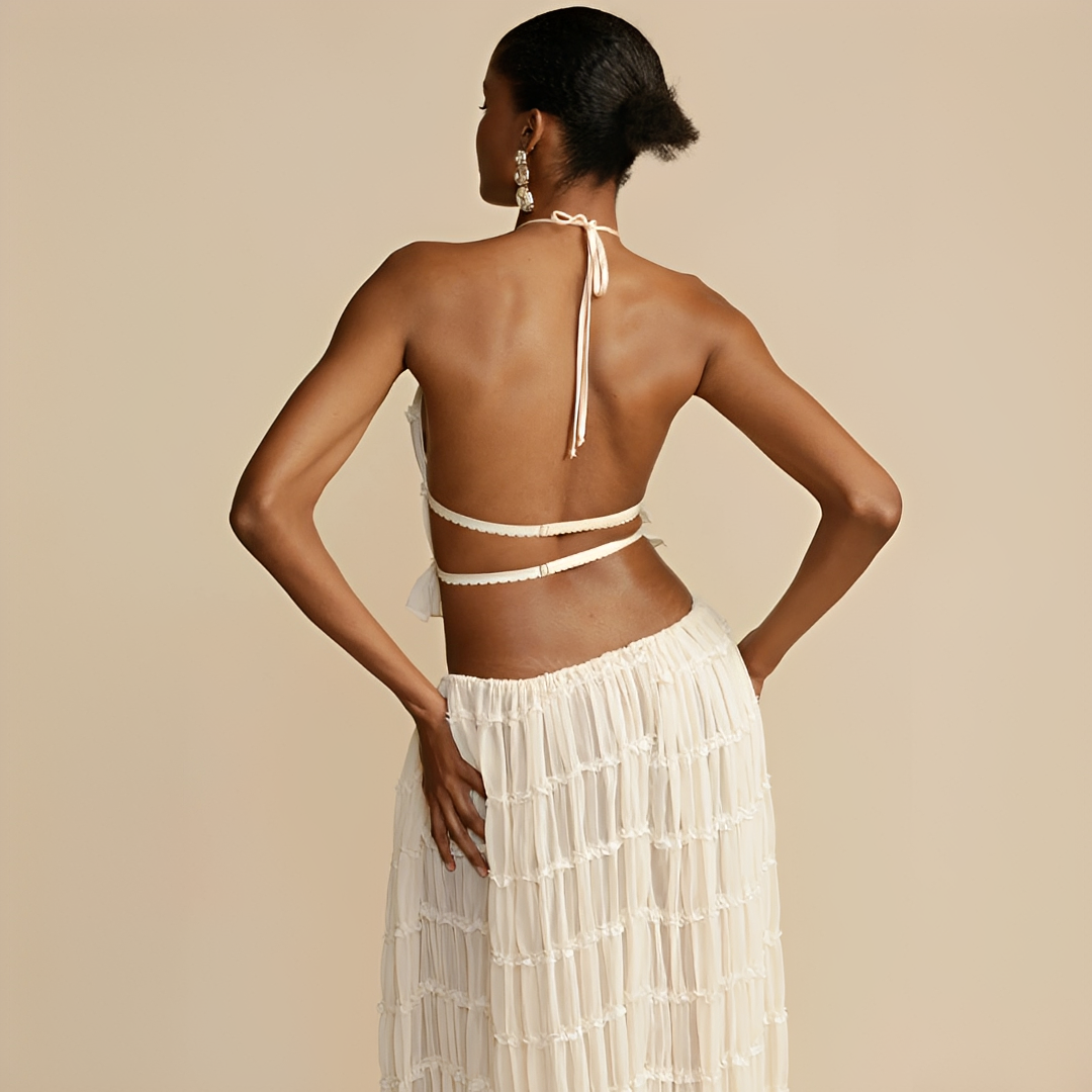 Kalea - Set of blouse and summer skirt for women